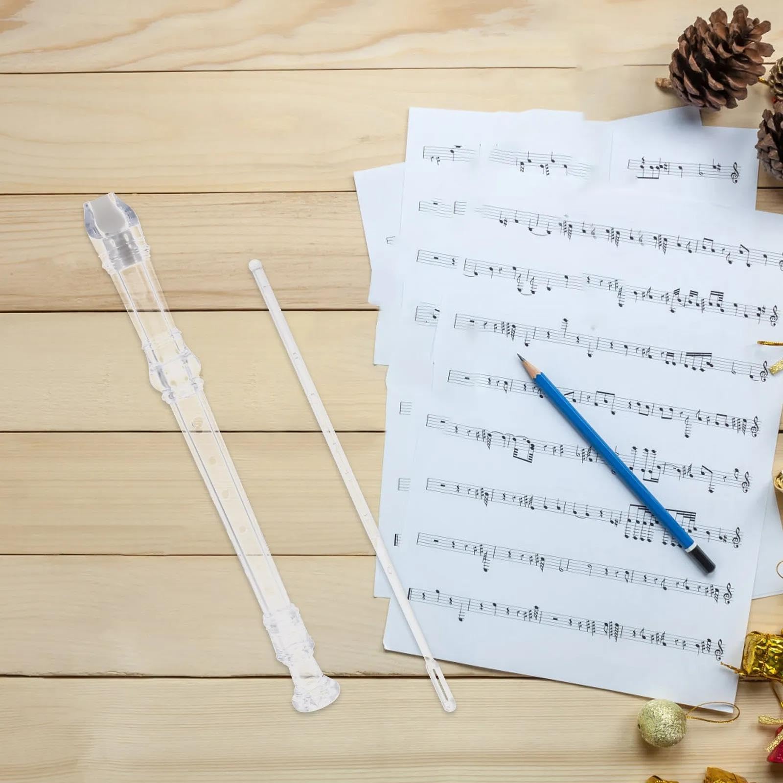 Flet Prosty Zestaw 8 otworowych Fletów Prostych Z Tworzywa ABS. Instrument Dęty Drewniany Dla Początkujących