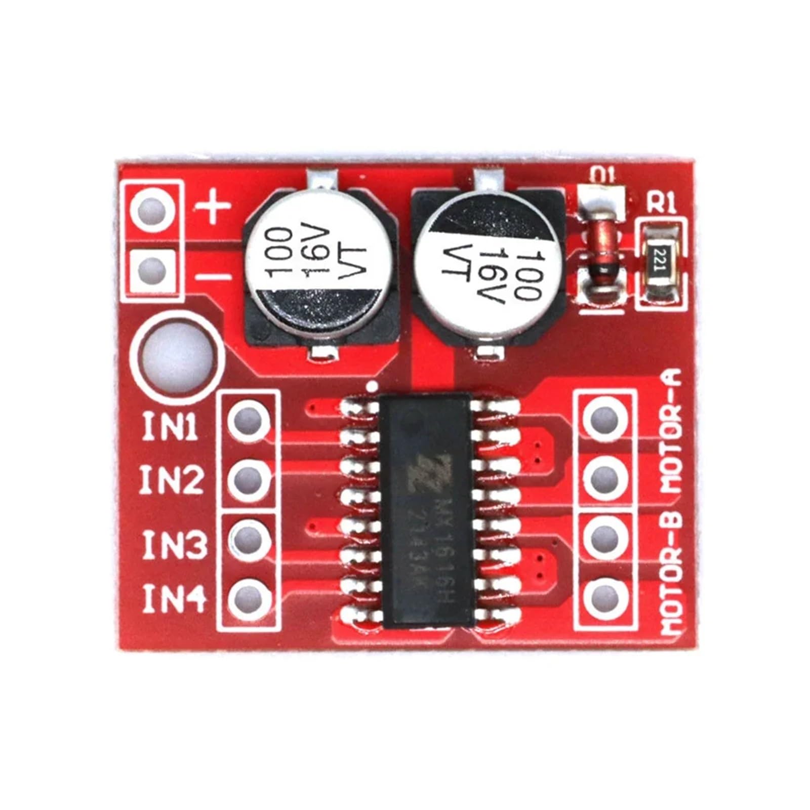 Módulo controlador L298N, CC 2 V-10 V, 1,5 A, velocidad PWM, de motor paso a doble puente H