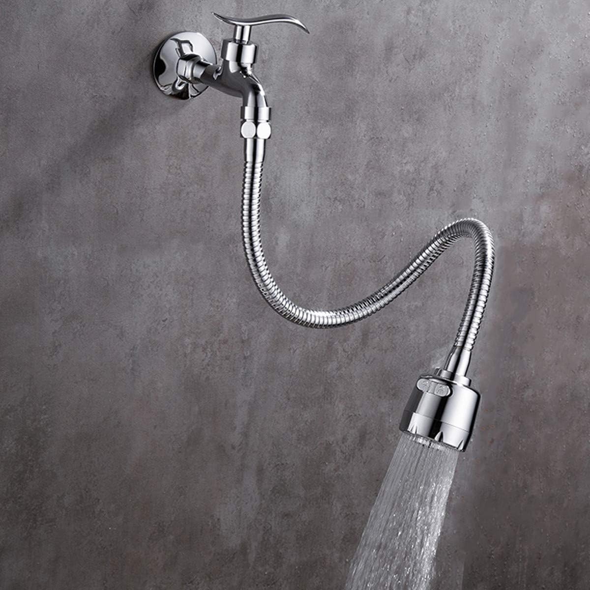 Evilia Ecom Stainless Steel Flexible Rotating Water Saving Faucet Flexible Tap Extension for Kitchen Sink 3