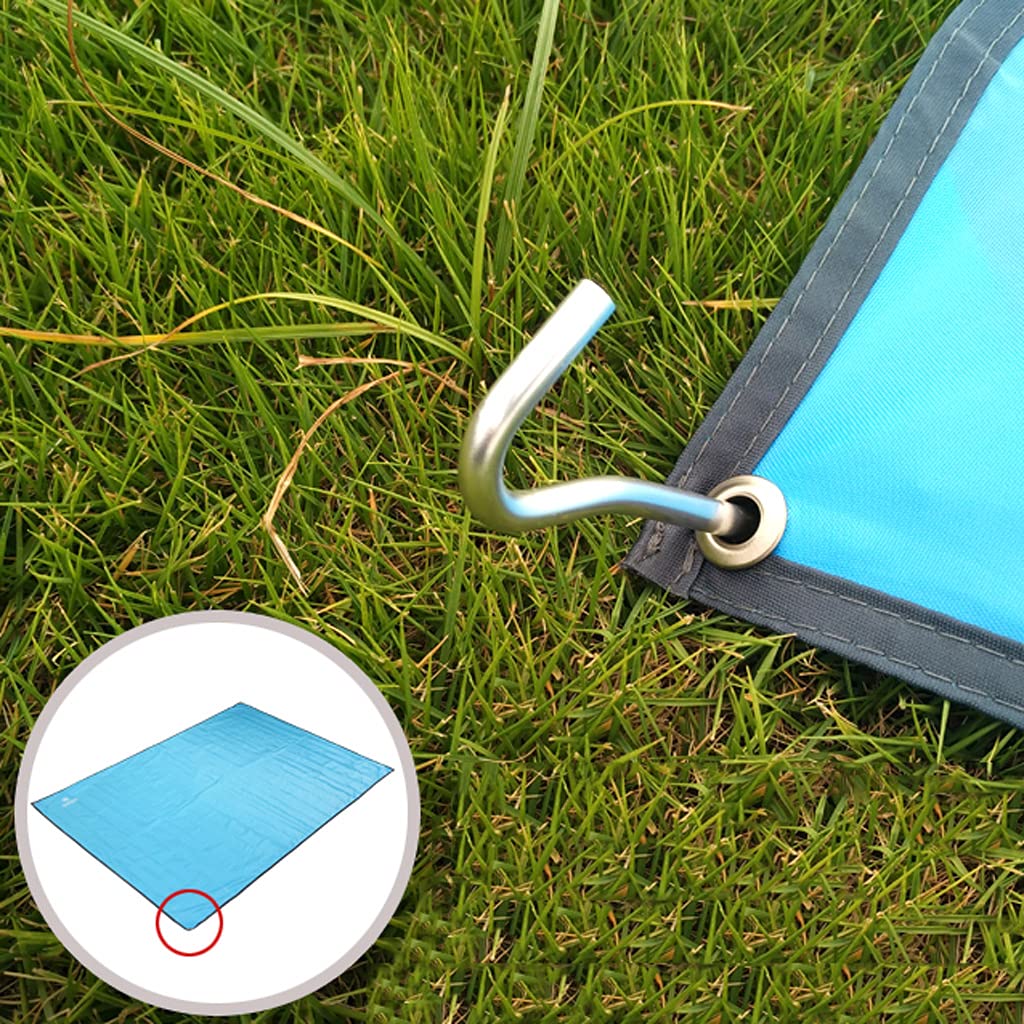 Piquets de Tente – 10 pièces en Alliage d'aluminium léger et Portable, Accessoires de Camping, piquets de Tente, Clous for la Fixation des auvents de Tente de Camping, bâches de Pluie