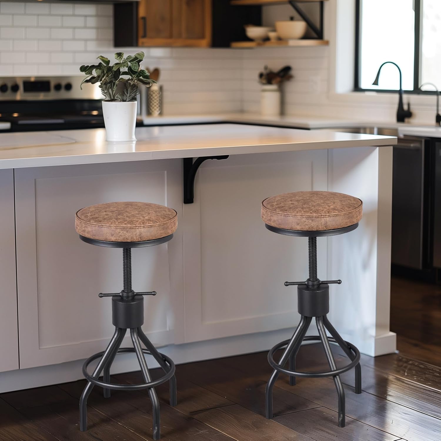 Industrial Bar Stool Set Vintage Counter Dining Ghana Ubuy