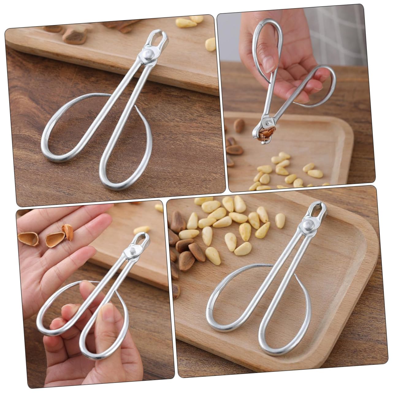 BRIGHTFUFU Nut Tool for Household Wear-resistant Pine Nut Scissors Daily Nut Cracking Aid