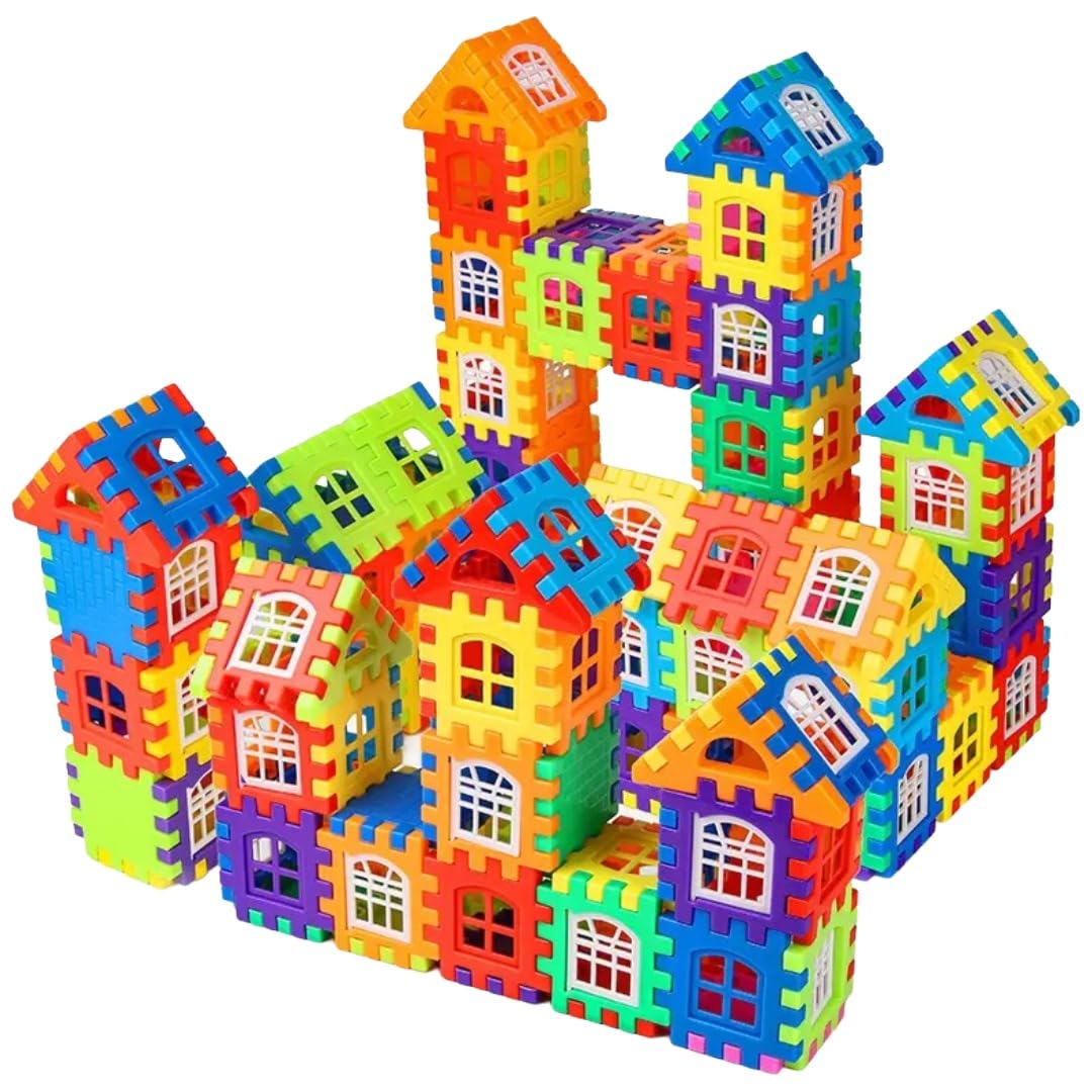 Building Blocks House Set for Imaginative Minds (40 Pcs) | 3D Construction Toy | Montessori Educational Creative Brain Development Blocks (Set 1)