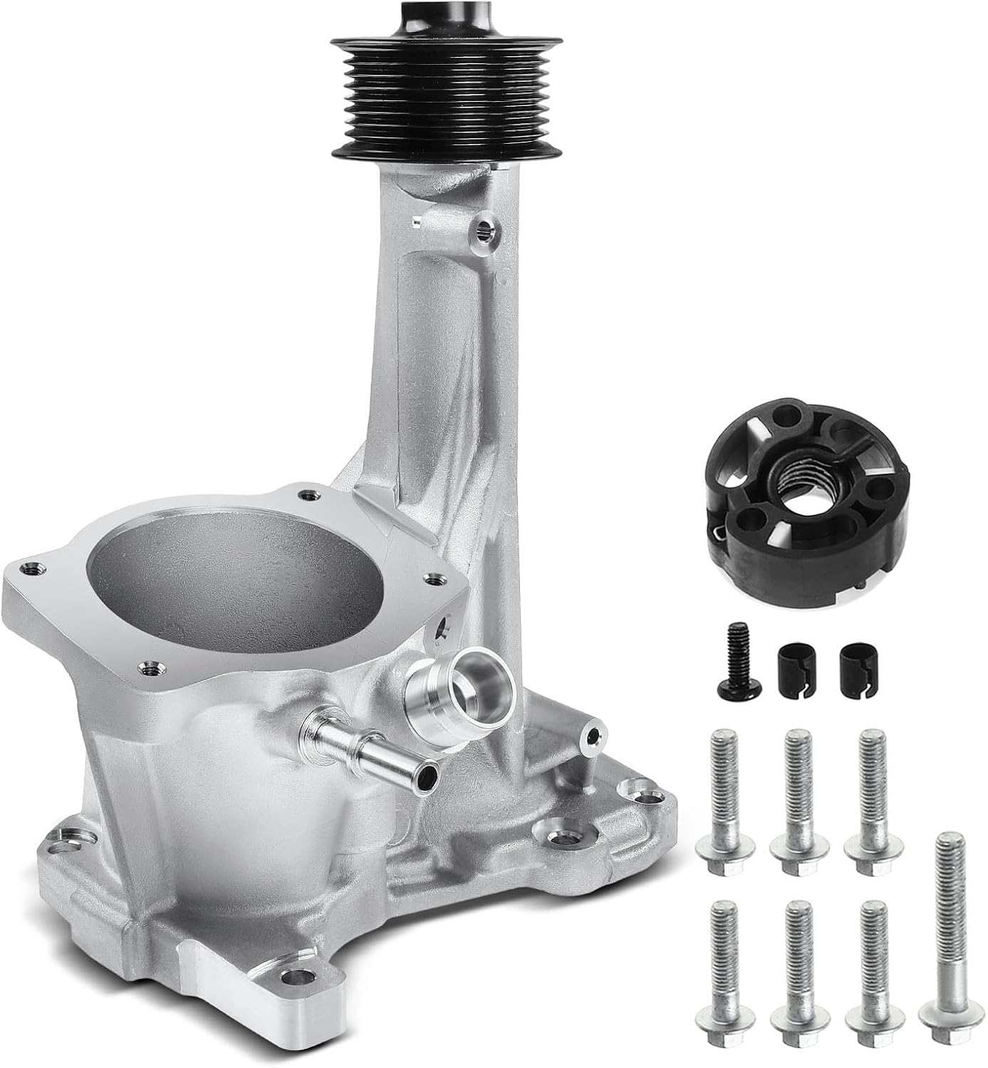 A-Premium Supercharger Snout + Bottom Cover Head Rebuild Kit Compatible with Land Rover LR4 2014-2016, Range Rover 2014-2017, Range Rover Sport 2014-2015, Jaguar F-Type XE XF XJ, V6 3.0L Supercharged