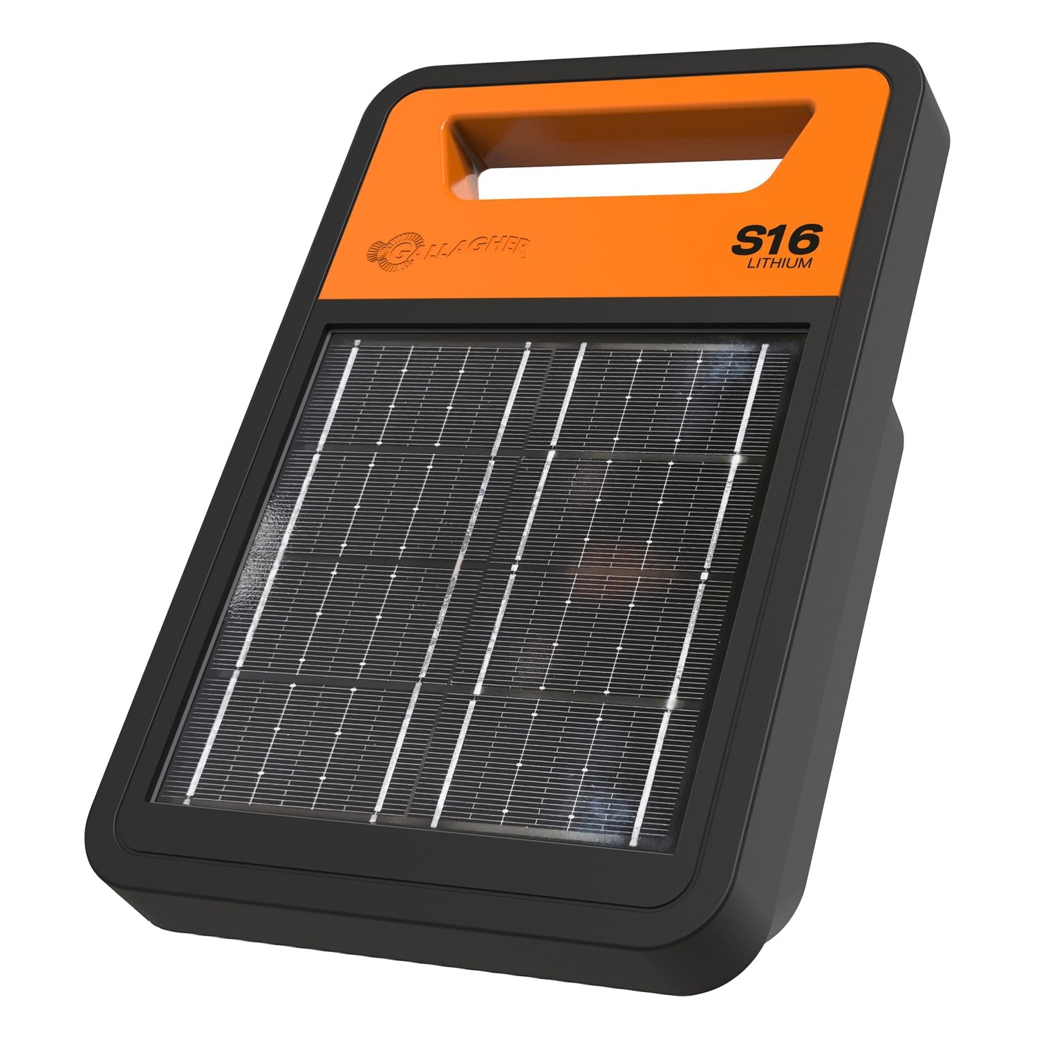 Gallagher Appareil de clôture solaire au lithium S16Li - Jusqu'à 1,5 km - Charge 3 fois plus rapide