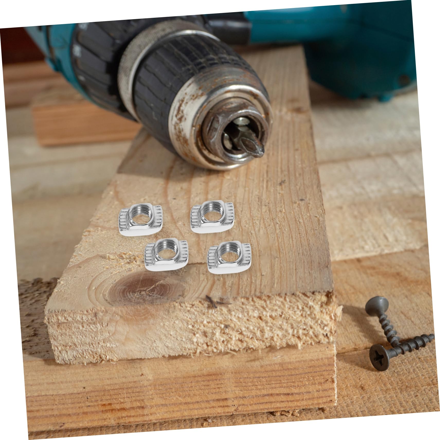 Unomor 200Pcs Aluminum Profile Thread Fasteners for T Slot Extrusions Resistant for Assembly and Repairing