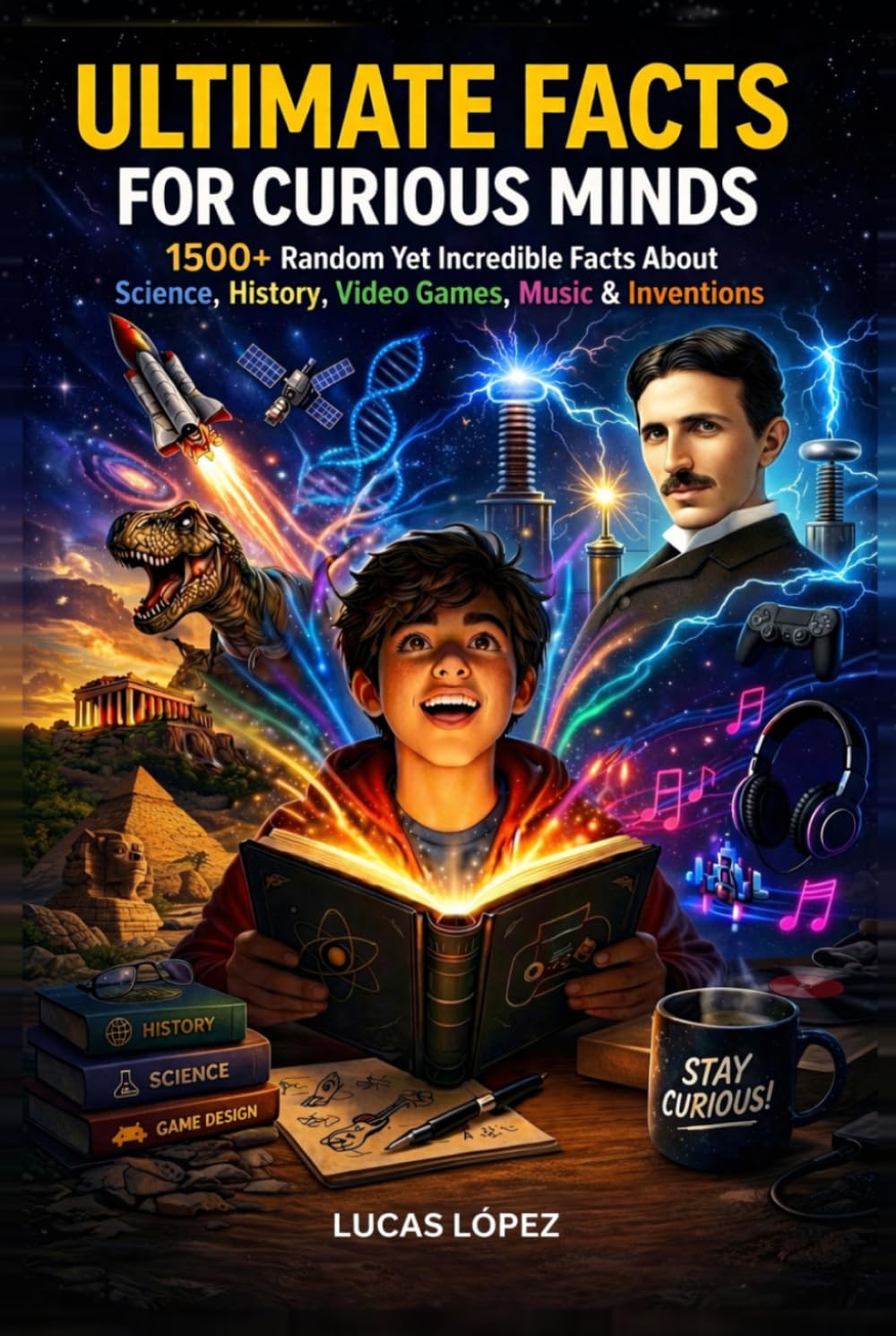 Ultimate Facts for Curious Minds: 1500+ Random Yet Incredible Facts About Science, History, Video Games, Music & Inventions