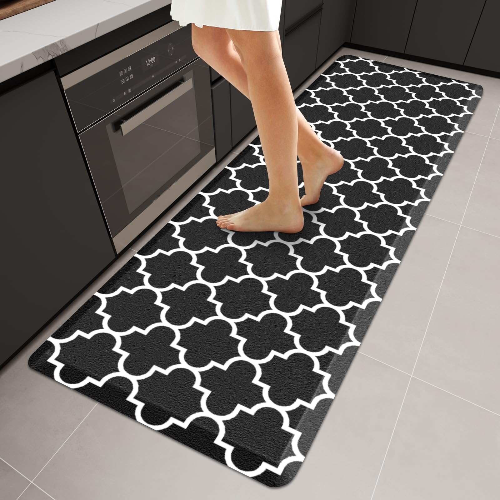 WISELIFE Kitchen Mats and Rugs Cushioned Anti-Fatigue, 17.3"x 28", Grey — Amazon image 12