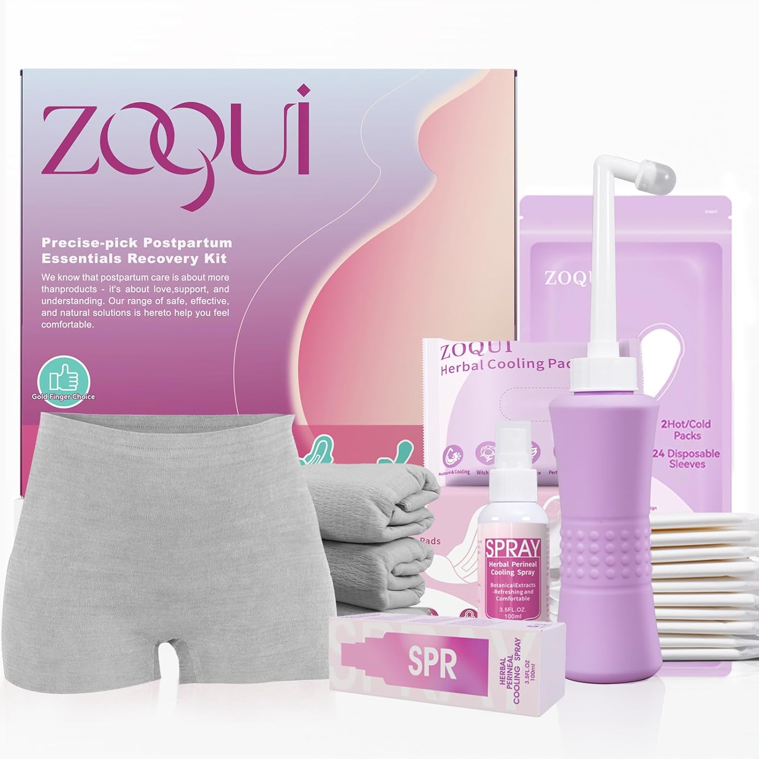 Postpartum Essentials Kit, Gifts for New Mom