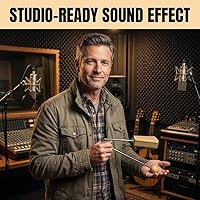 Vista 5 de Vibraslap, instrumento de percusión musical Vibra-Slap, grande