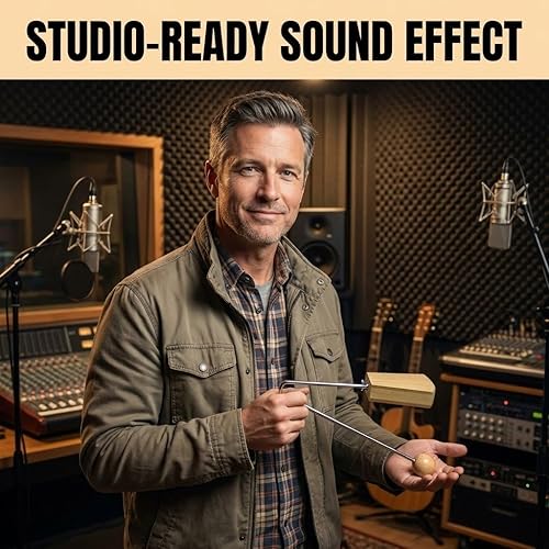 Miniatura 5 de Vibraslap, instrumento de percusión musical Vibra-Slap, grande