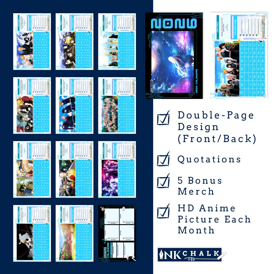 専用ページ Anime 2026 Flip Table Calendar Box Set [Lightmode Version] | 1