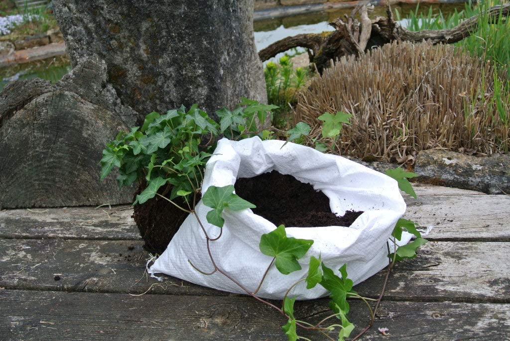 100 sacchetti in tessuto premium, 300 x 600 mm, volume 10 kg, sacchi a nastro, sacchi per cereali, sacchi di sabbia, sacchi da giardino rinforzati, sacchi per legna da ardere, resistenti alla raggi UV