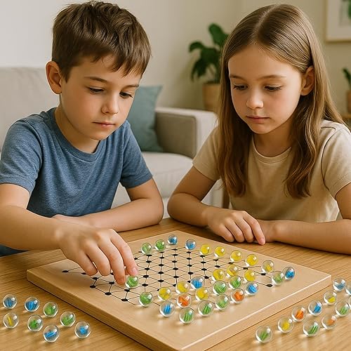 Miniatura 10 de LovesTown 60 canicas de vidrio a granel, ojos de gato de 0.63 pulgadas, canicas de vidrio mixtas, juguetes retro divertidos juguetes de huevos de