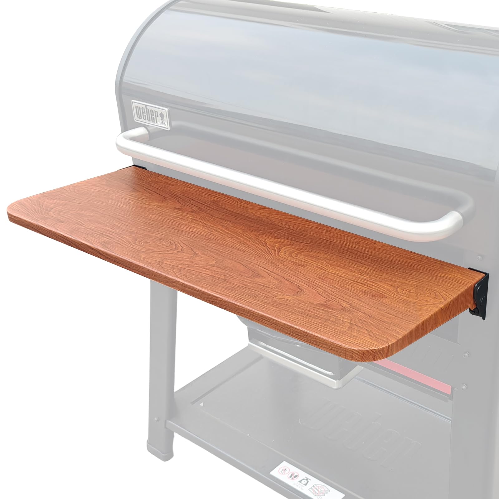 QuliMetal Foldable Front Shelf for Weber Searwood XL 600/Smoque XL