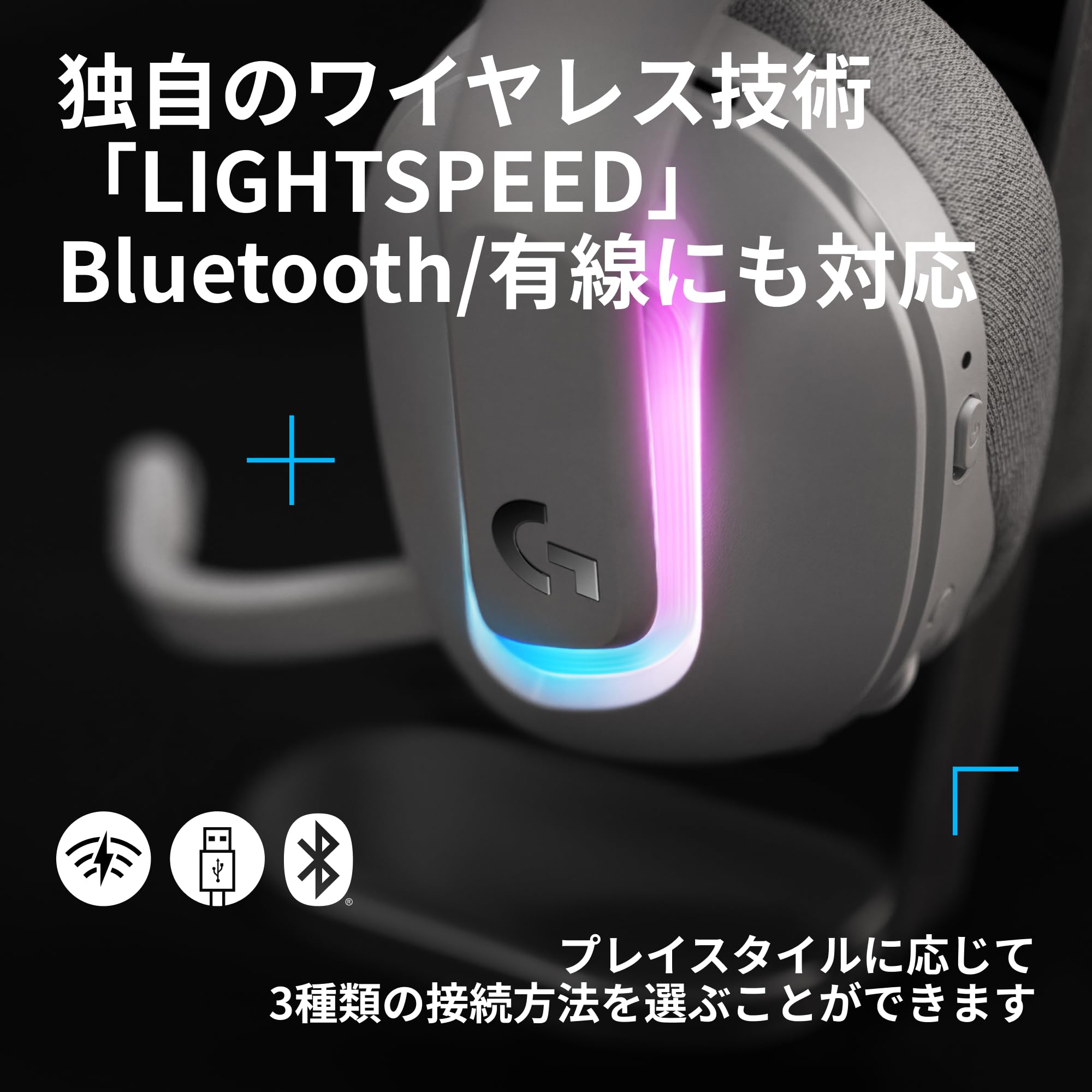 Amazon.co.jp: Logicool G ワイヤレス ゲーミングヘッドセット G522