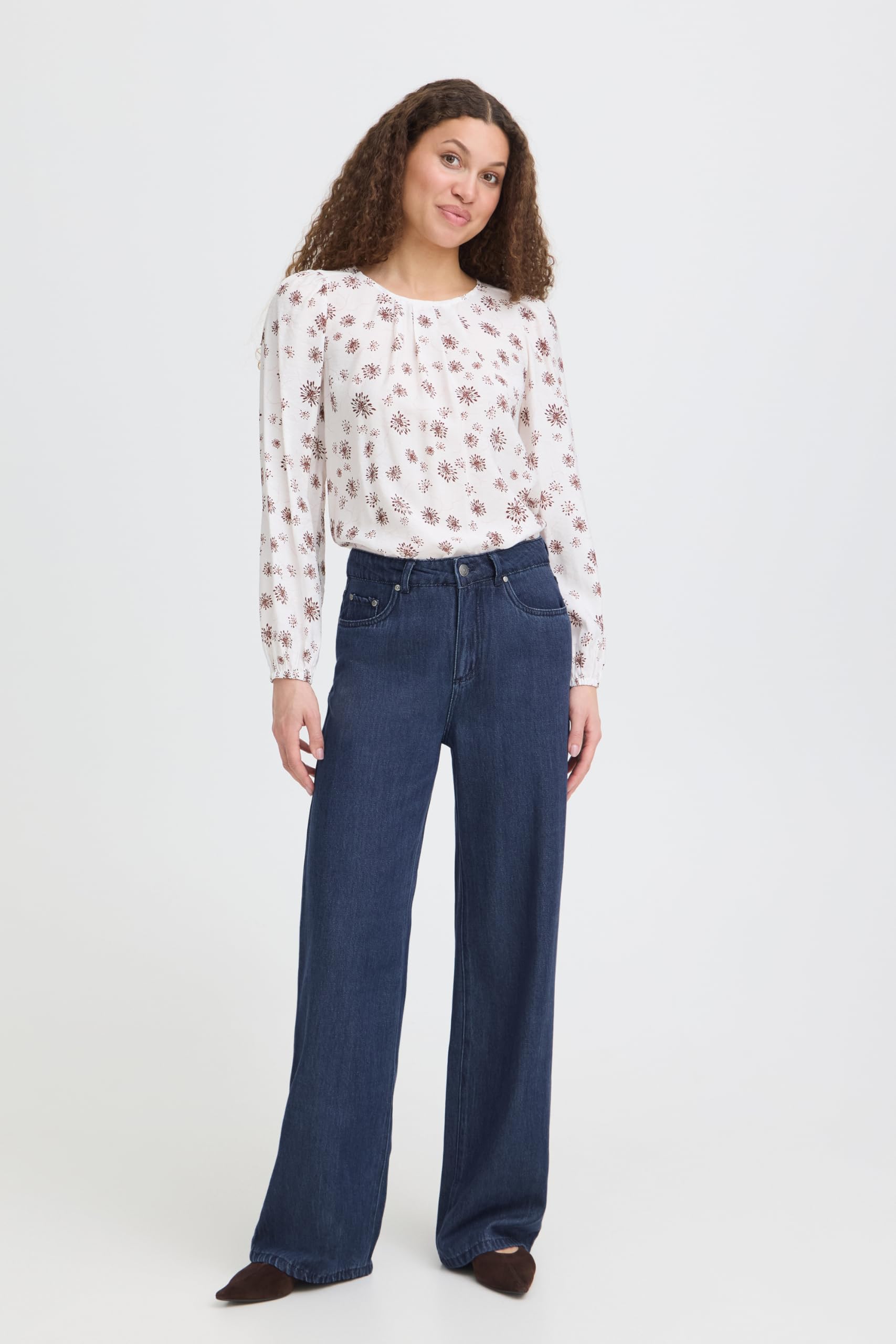 fransa Damen Jeans FRSUNNA Hohe Taille