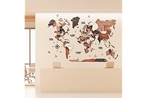 3D World Map Wall Decor: A Stunning Journey Around the Globe