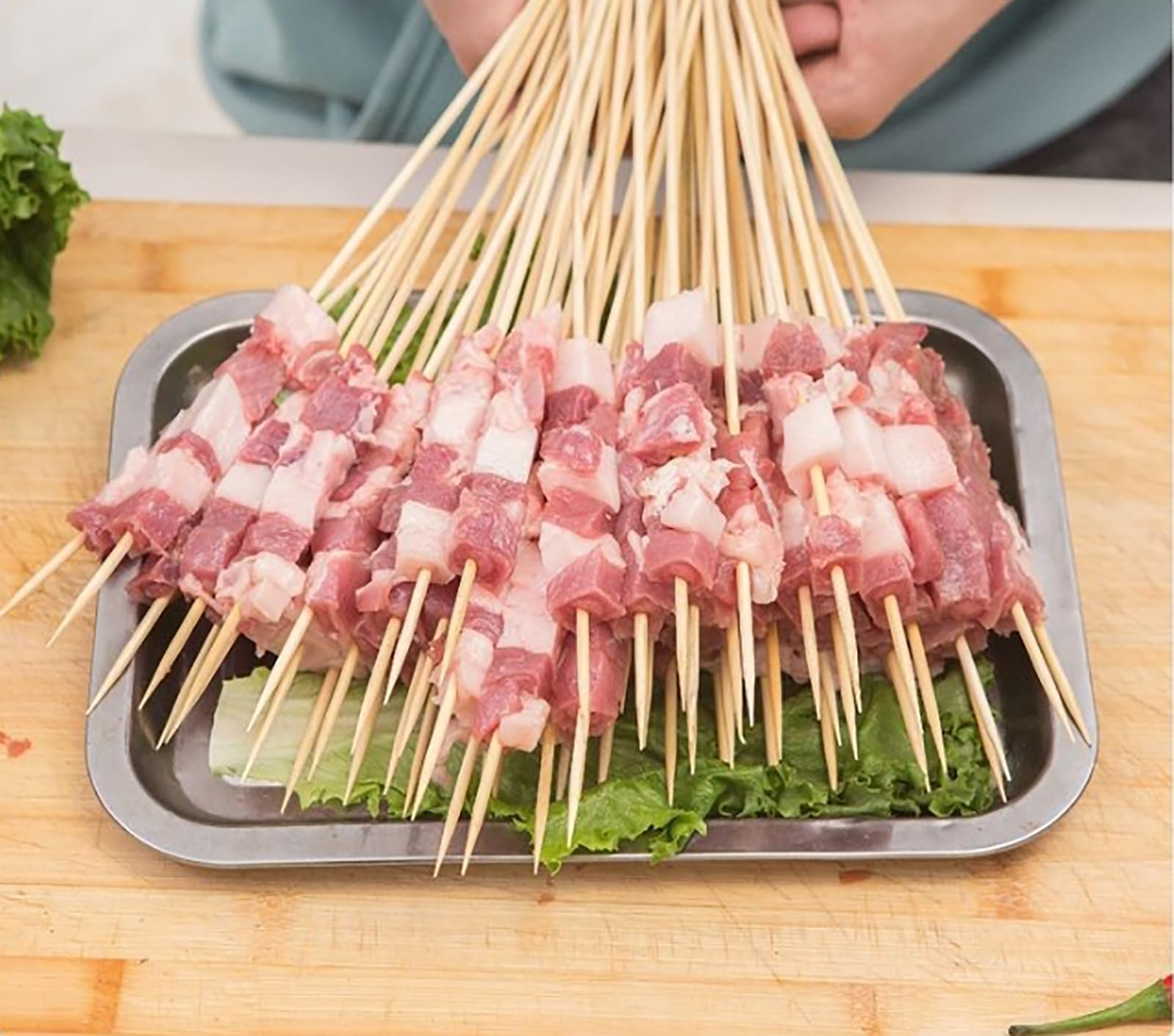 49-otworowe pudełko do robienia kebabów, wysokowydajny przyrząd do robienia szaszłyków, nietłuste mięso jakość do grillowania kempingowego