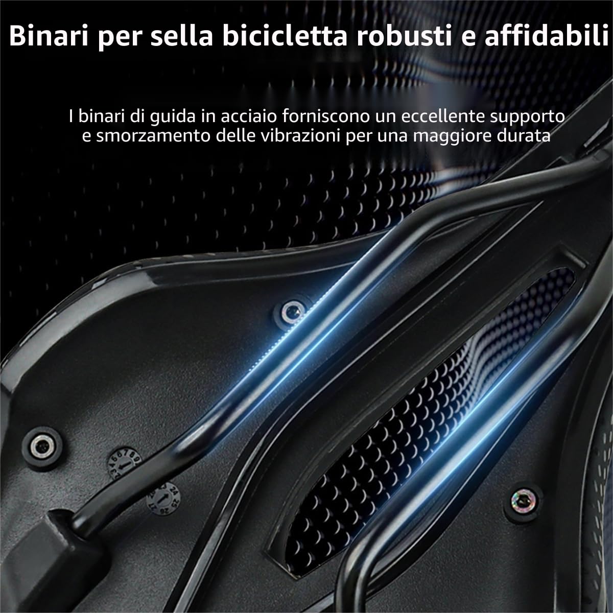 Sella per Bicicletta Comoda, Sella Bici Comoda, Sellino in Memory Foam Ergonomica Con Copertura Impermeabile Unisex per sella per City Bike Mountain Bike