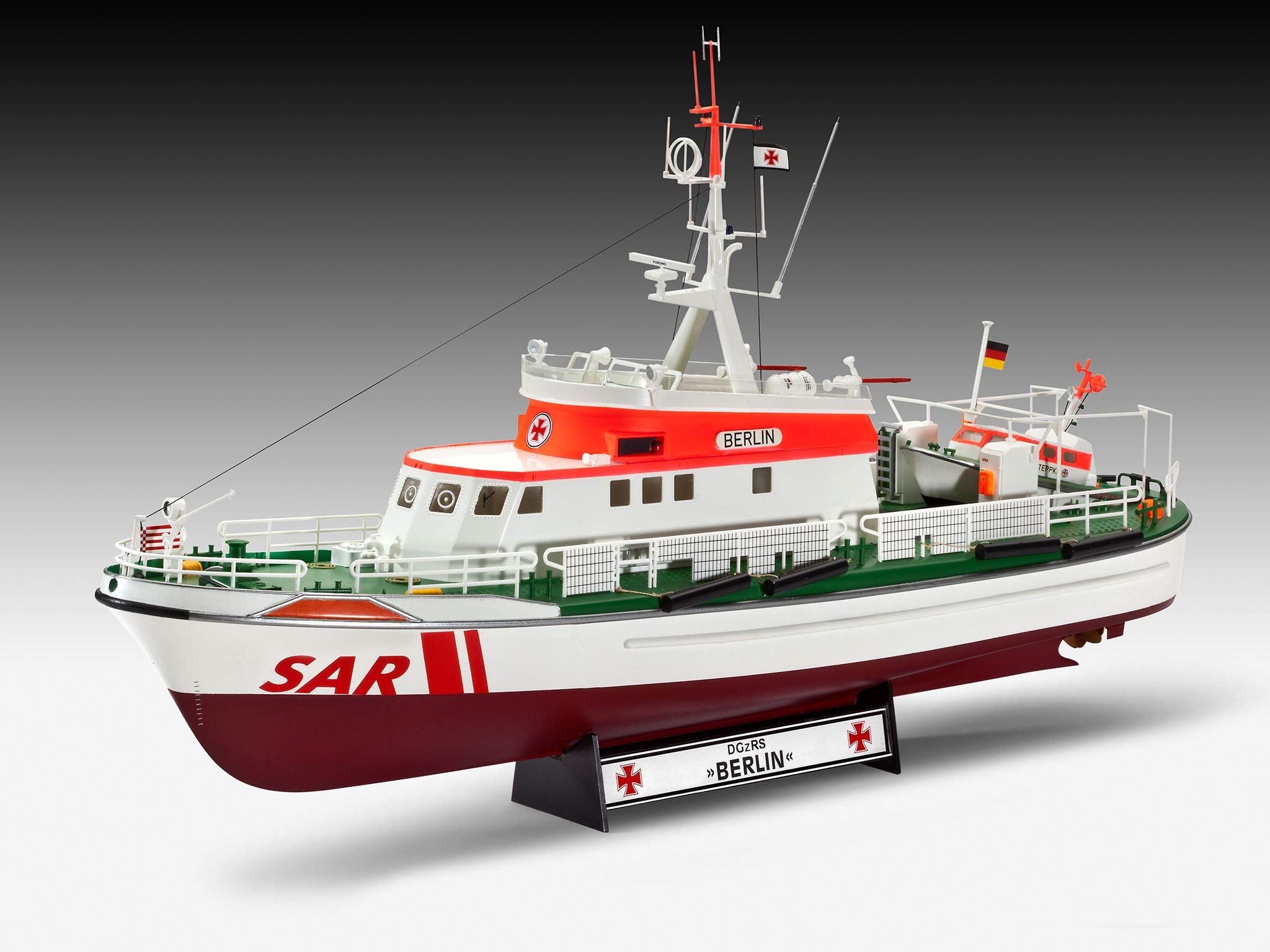 Revell RV05683 Geschenkset Good Bye DGzRS Berlin+Sea King plastikowy model zestaw, 1:72