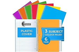 3-Pack College Ruled Spiral Notebook: An Ideal Writing Essential for Students and Professionals