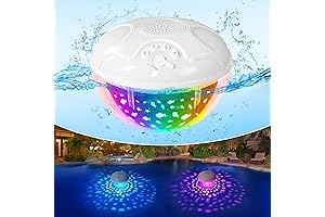 Pool Speaker with Colorful Lights for Floating Delight