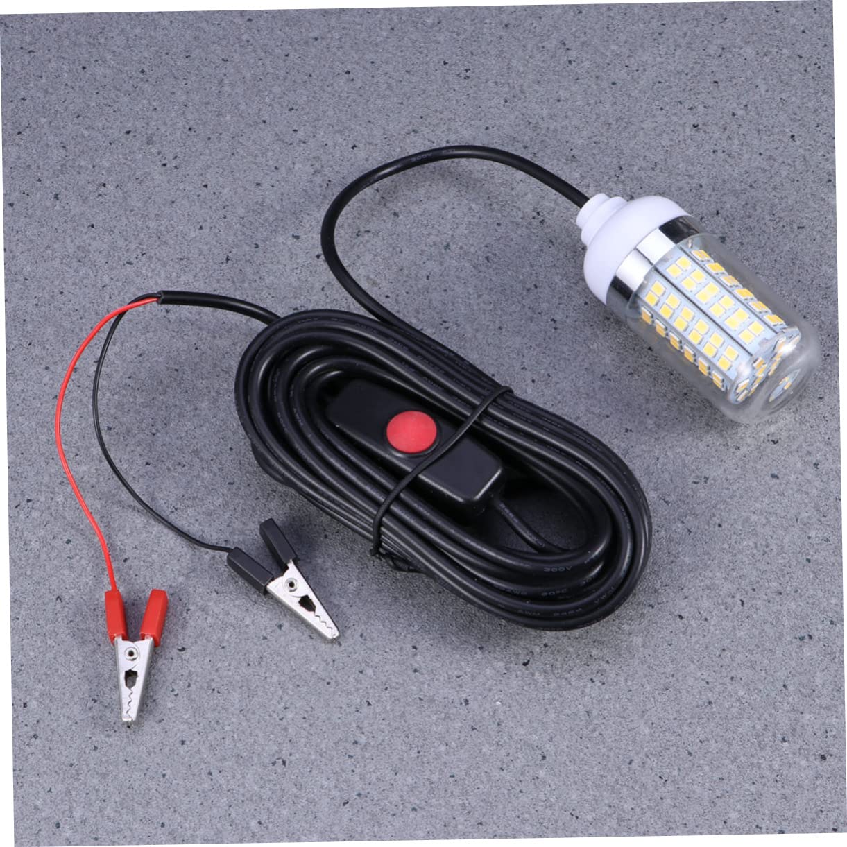 BESPORTBLE 2pezzi Lampada da Pesca Subacquea LED LEDs per Esche Attira Pesci e Gamberi per Barche e Kayak