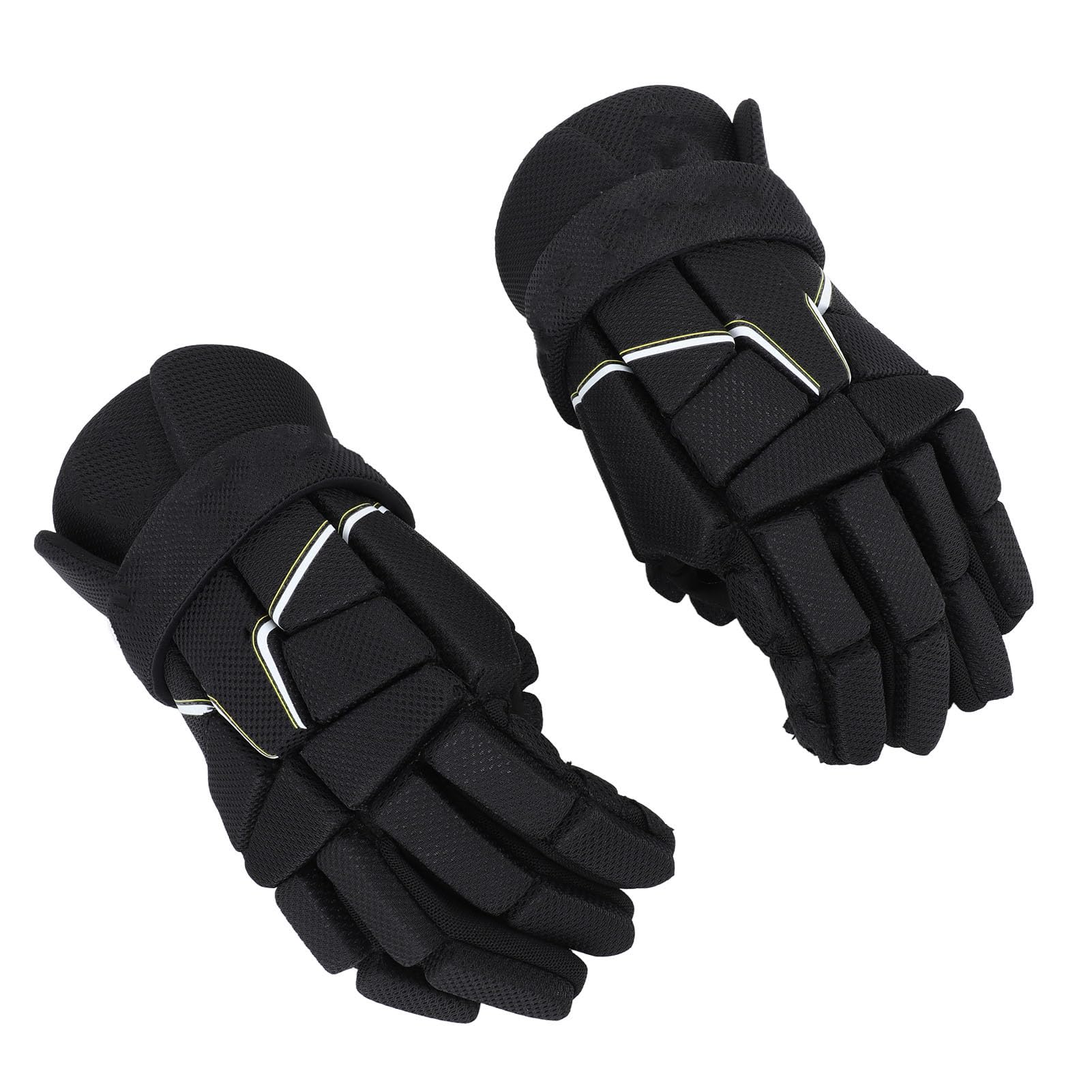 Gants de Hockey Sportif pour Hommes Non glissants hocket légers de Hockey extérieur léger pour Hockey à Rouleaux de Rue glacée