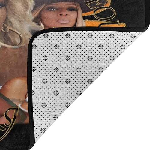 Miniatura 5 de Mary J Singer Blige - Alfombra antideslizante y ultrasuave para el suelo, alfombra grande para dormitorio, sala de estar, cocina, decoración del