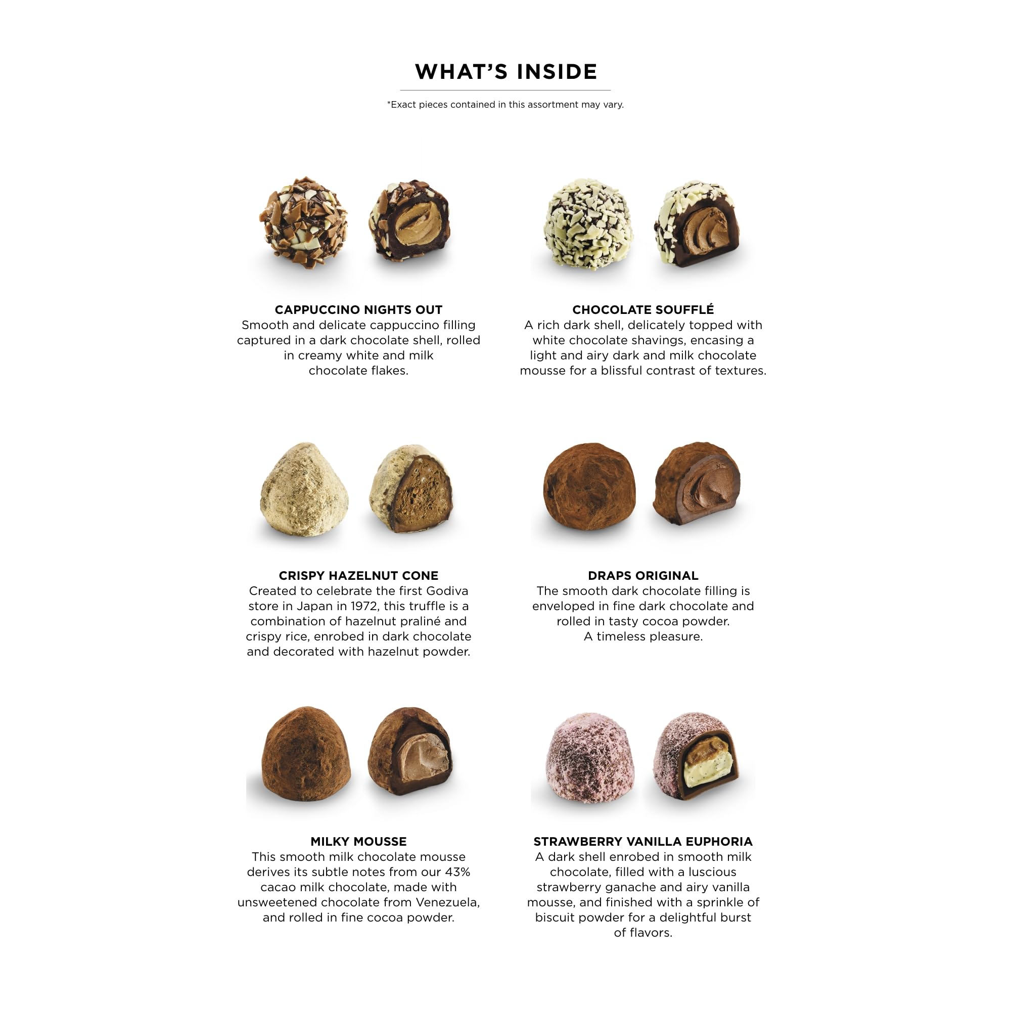 Godiva Signature Truffle Gift Box, Belgian Dark and Milk Chocolates with Ganache Center, Gourmet Gift for Birthdays, Holidays, Kosher, 15 Pc