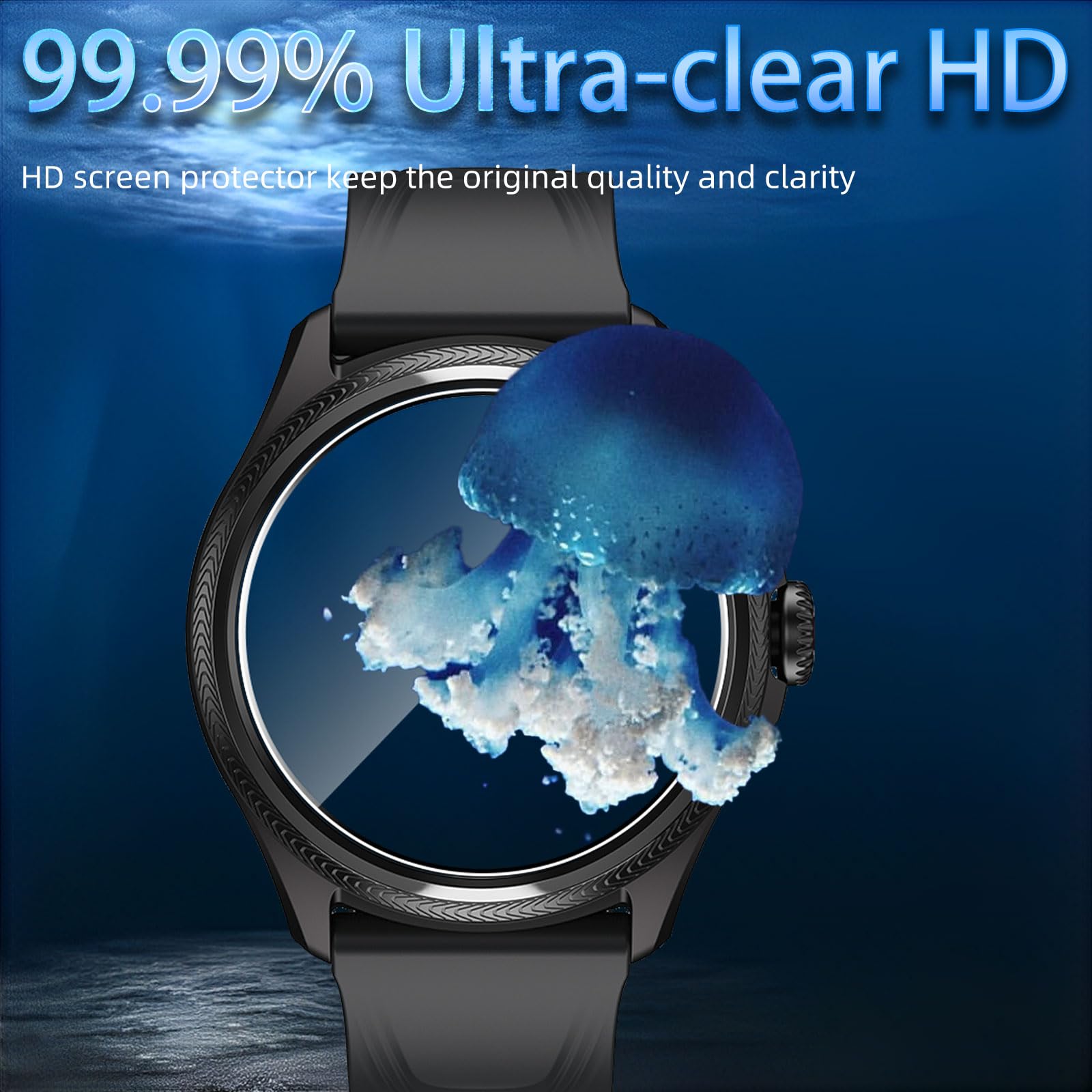 Xcase pellicola protettiva per display di orologio: set di 2 protezioni in vetro per display per Apple Watch Series (42 mm) (vetri temperati per apple watch