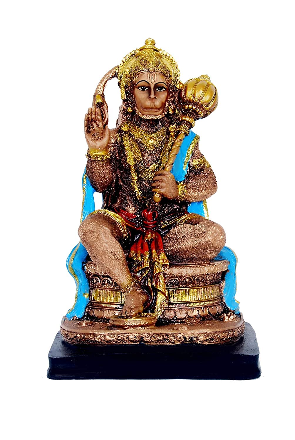 Hanuman God Idol pour bureau et maison, statuette de dévotion hindoue