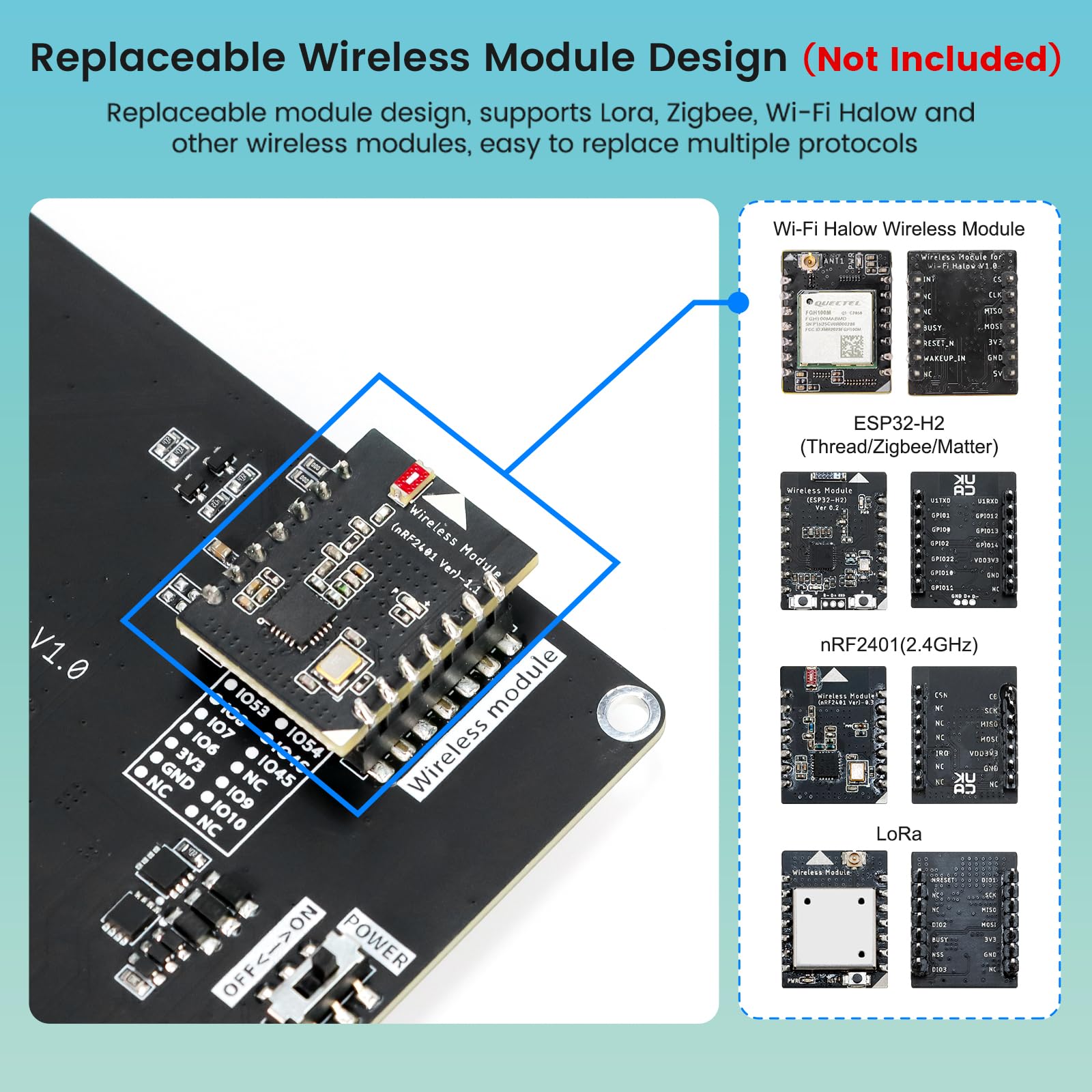 ELECROW ESP32 Display 1024x600, 9 Zoll HMI ESP32-P4 IPS Touchscreen, Unterstützung für KI-Sprachinteraktion, ESP32-P4 Dual-Core-Prozessor, bis zu 400MHz, kompatibel mit Arduino, LVGL (ohne Kamera)