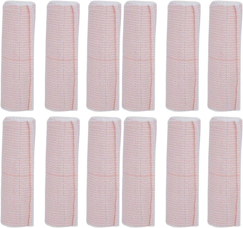 Venda elástica de Emergencia Vendas cohesivas de Envoltura Flexible con Cierre de Gancho y Bucle Accesorio para Tratamiento de heridas de Emergencia