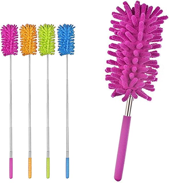 Fusion EXTENDABLE MULTIFUNCTIONAL TELESCOPIC MICROFIBRE CLEANING DUSTER FEATHER BRUSH