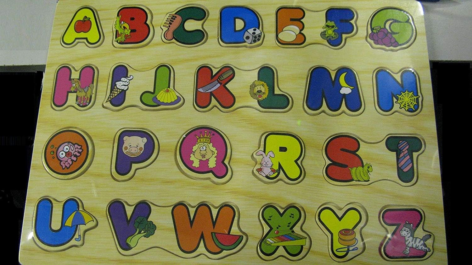 Wooden Educational Letter Puzzle - Perfect For Children To Develop There Alphabet