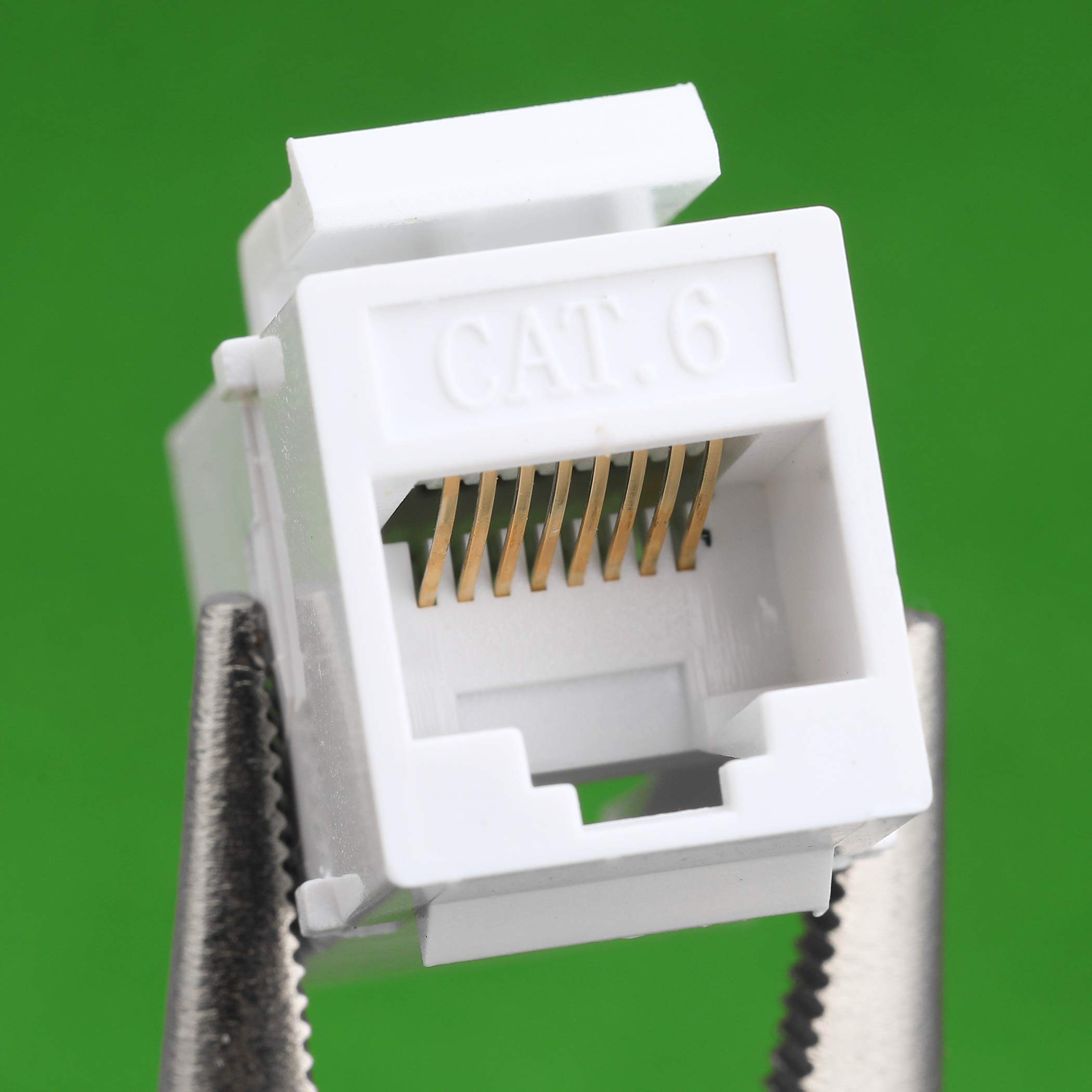 Lot de 100 rallonges de câble Ethernet CAT6 8P8C RJ45