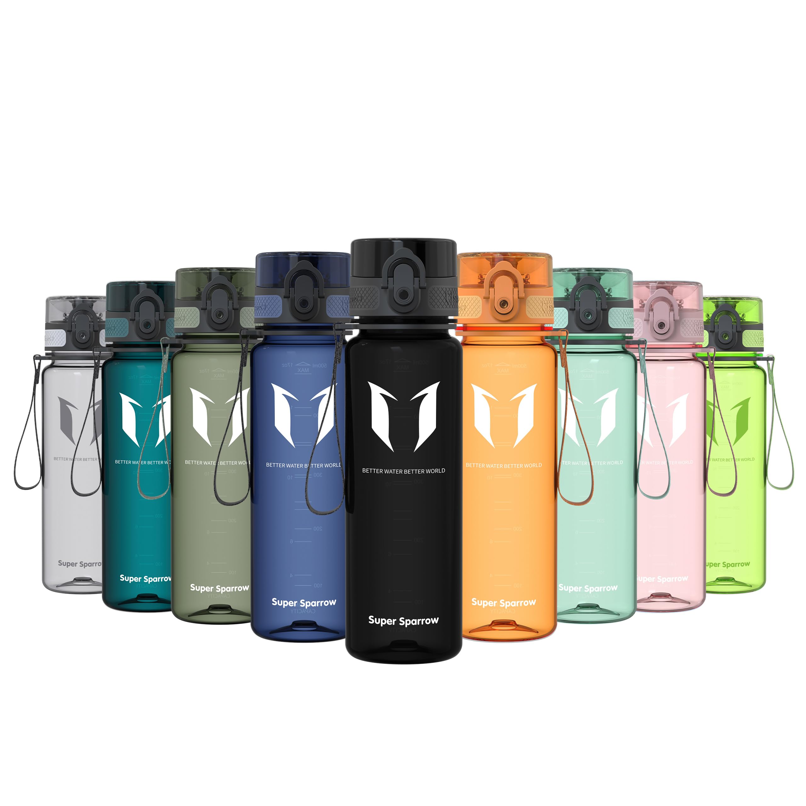 Super Sparrow Botella de Agua Deportiva -350ml & 500ml & 750ml & 1000ml - Sin BPA — view 10