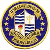 DDG-38 Luce Navy Patch Pride Knowlege Power