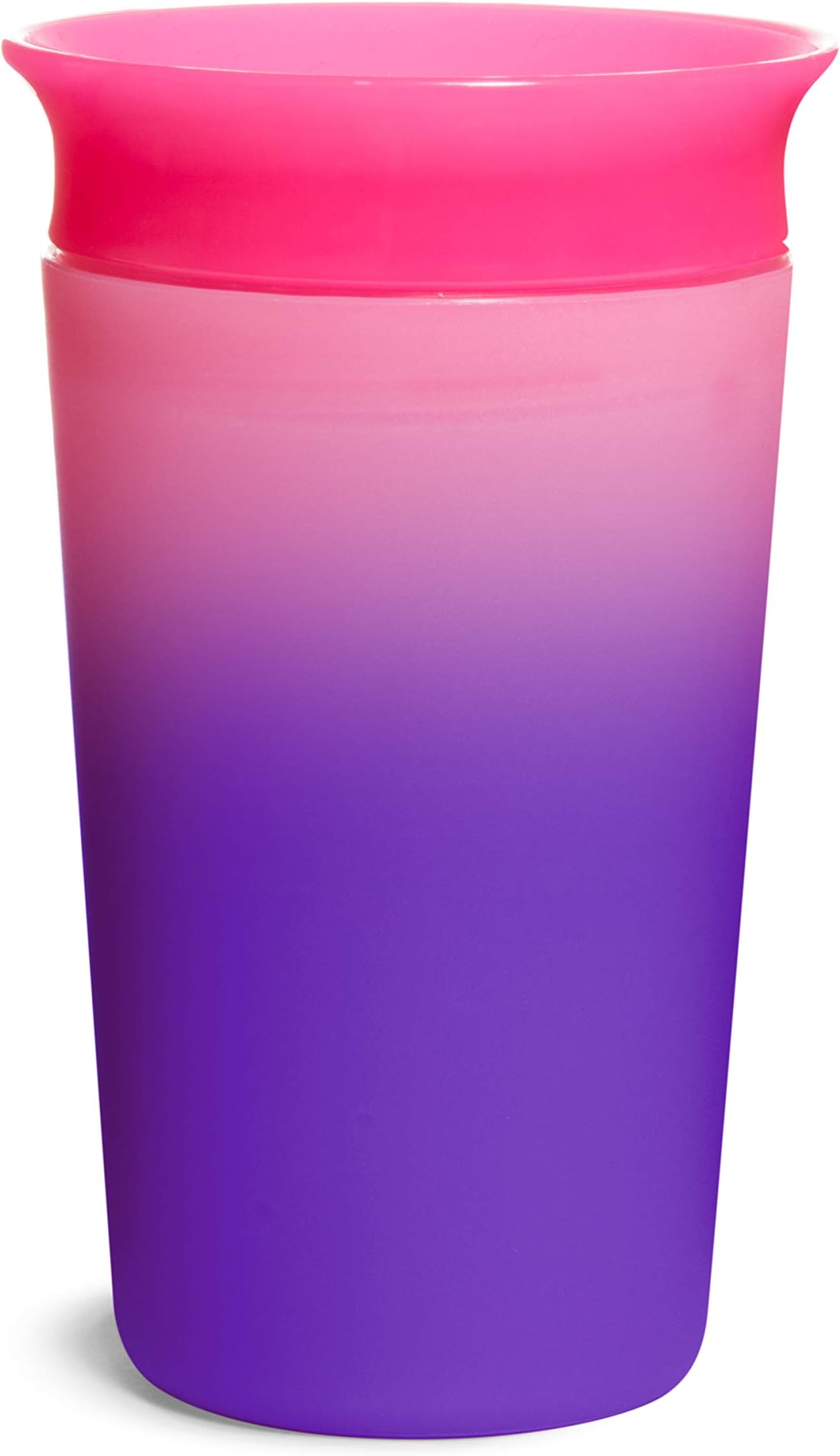 Munchkin Plastic Miracle 360 Color Changing Sippy Cup, 9 Oz, Pink, 266 Milliliter