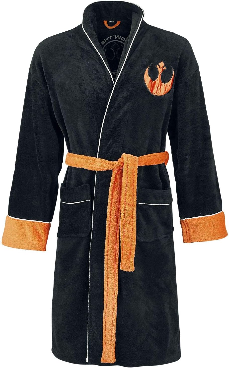 Star Wars Mens Bathrobe - Adult Fleece Dressing Gown - Join The Resistance Gift