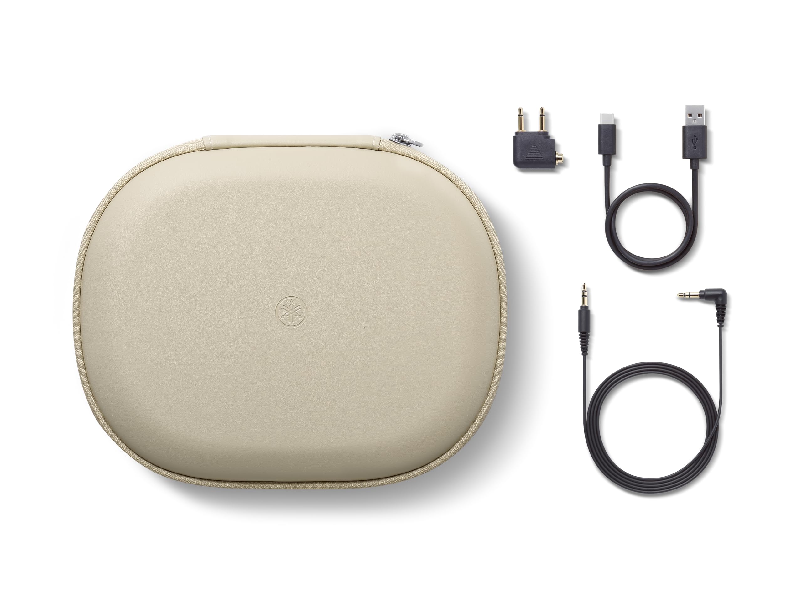 Yamaha YH-E700B Kabellose Over-Ear-Bluetooth-Kopfhörer mit 32 Stunden Akkulaufzeit und Active Noise Cancelling – In Beige