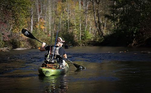 Miniatura 4 de Perception Pescador Pro 12  Kayak de pesca sentado en la parte superior con asiento ajustable para silla de césped  Gran almacenamiento delantero y