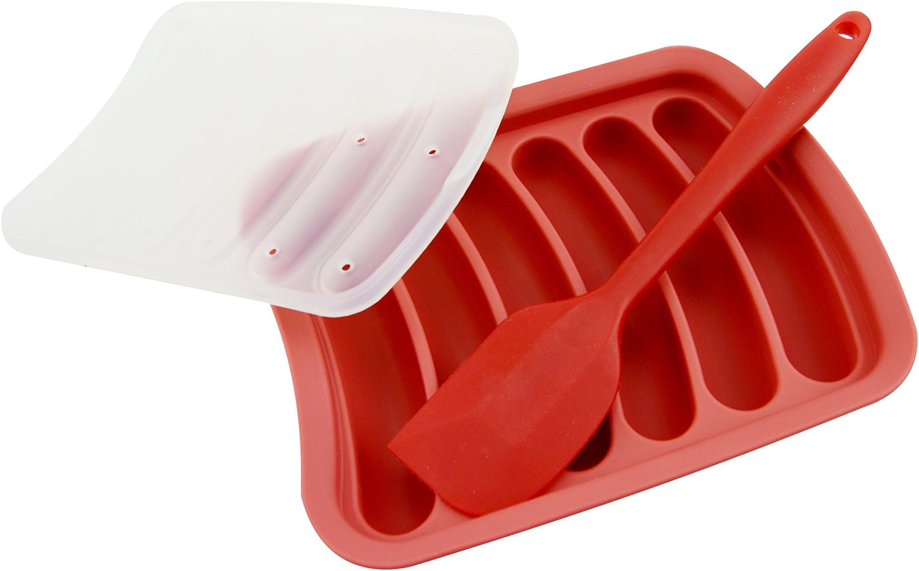 CS Creative Startu Silicone Sausage Mold (1 Pcs Sausage Mold, 1 pc, Silicone Spatula)