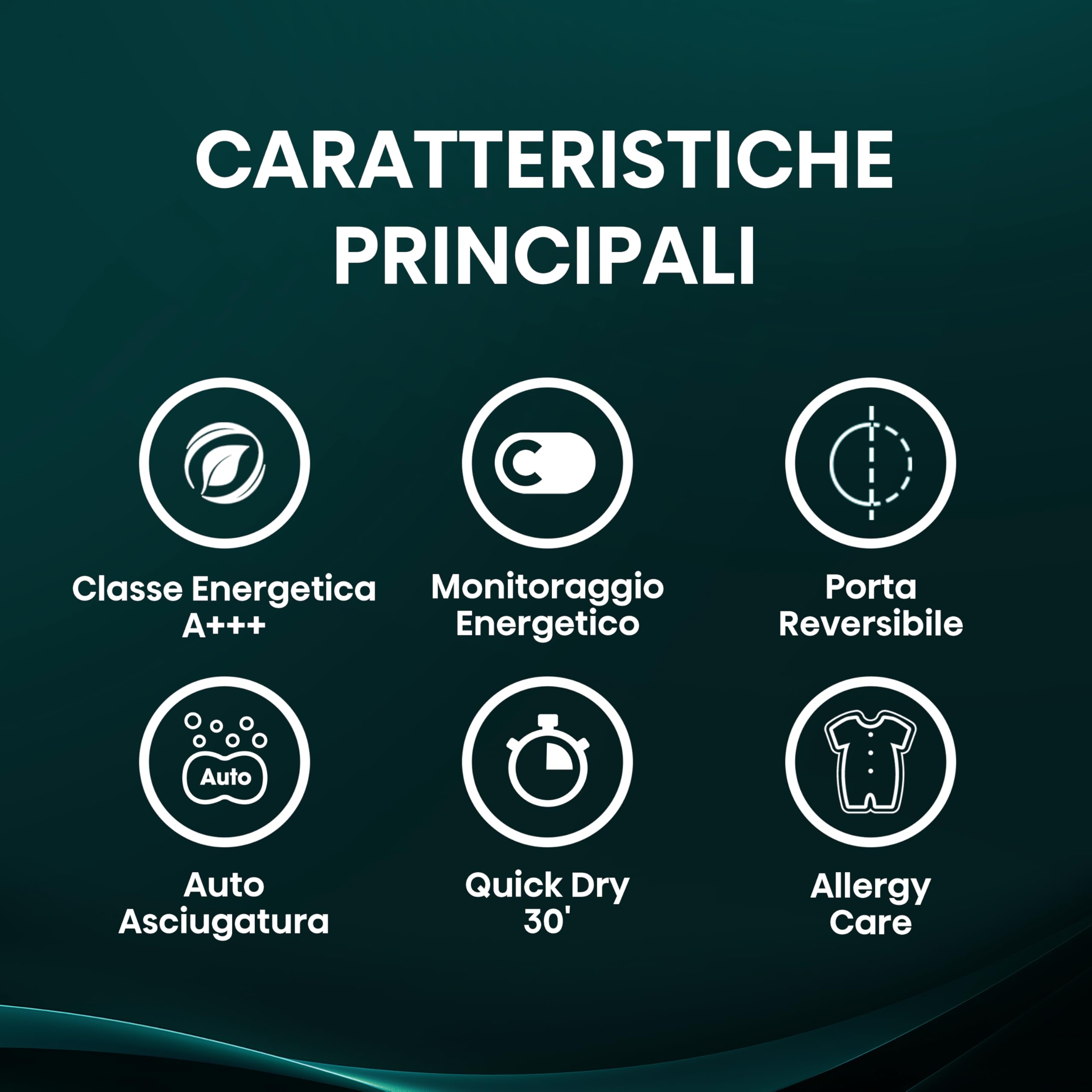 Hisense DH3S902BWCCA Asciugatrice a Pompa Di Calore, 9 Kg, A+++/C, Big Display, 16 programmi, Refresh, WiFi, Porta Reversibile, Bianco/Silver