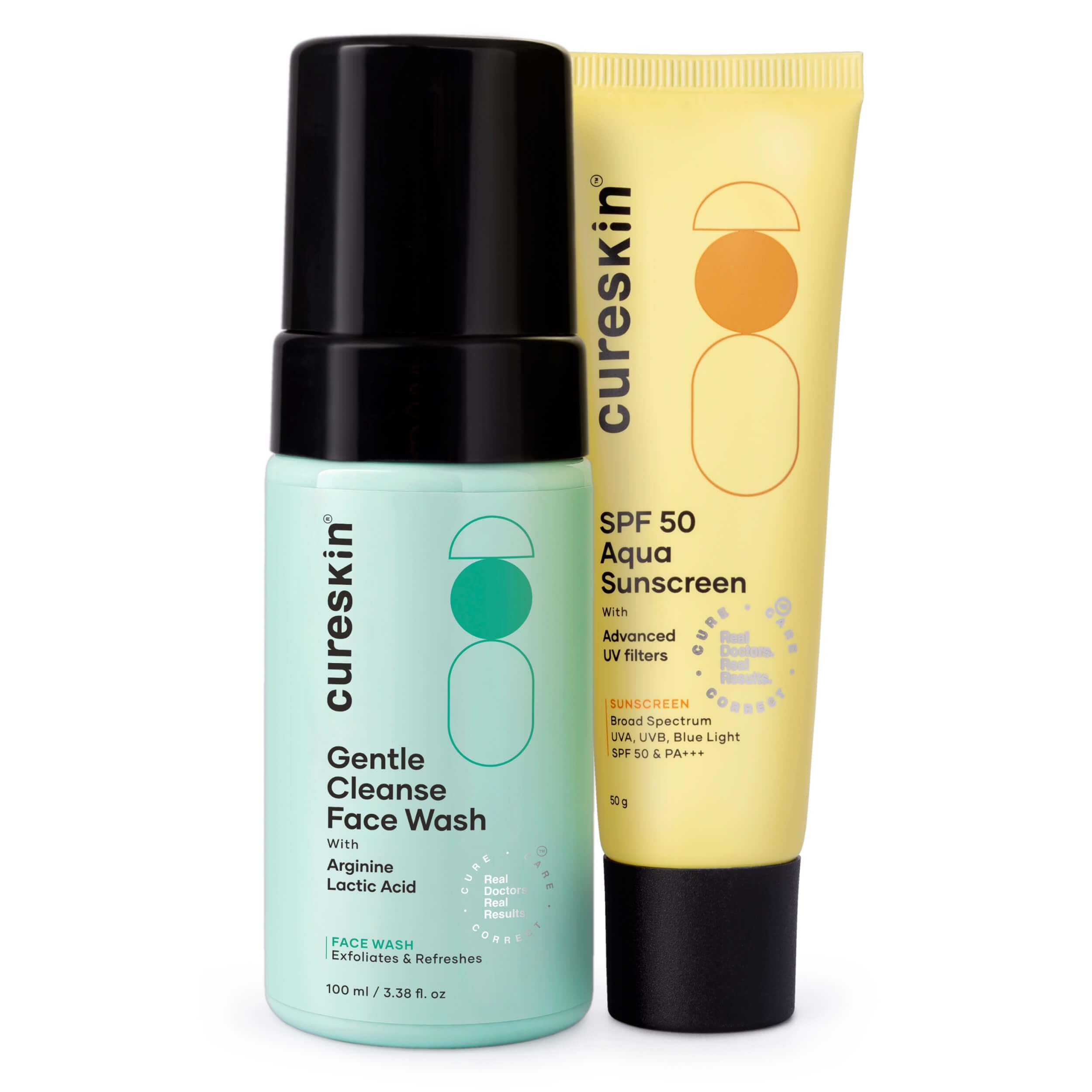 Cureskin Daily Cleanse & Protect Duo 100 ml - Image 1