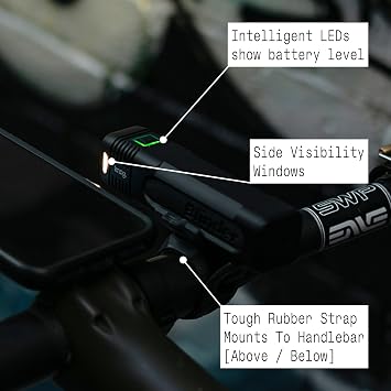 Knog Blinder 600 USB-C Rechargeable Front Bike Light 600 Lumen