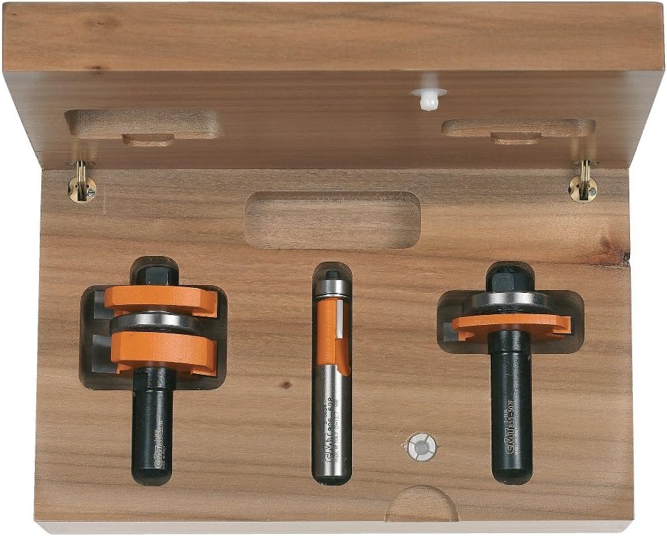 CMT Orange Tool 800.526.11 3-Piece Tongue & Groove Cabinetmaking Set