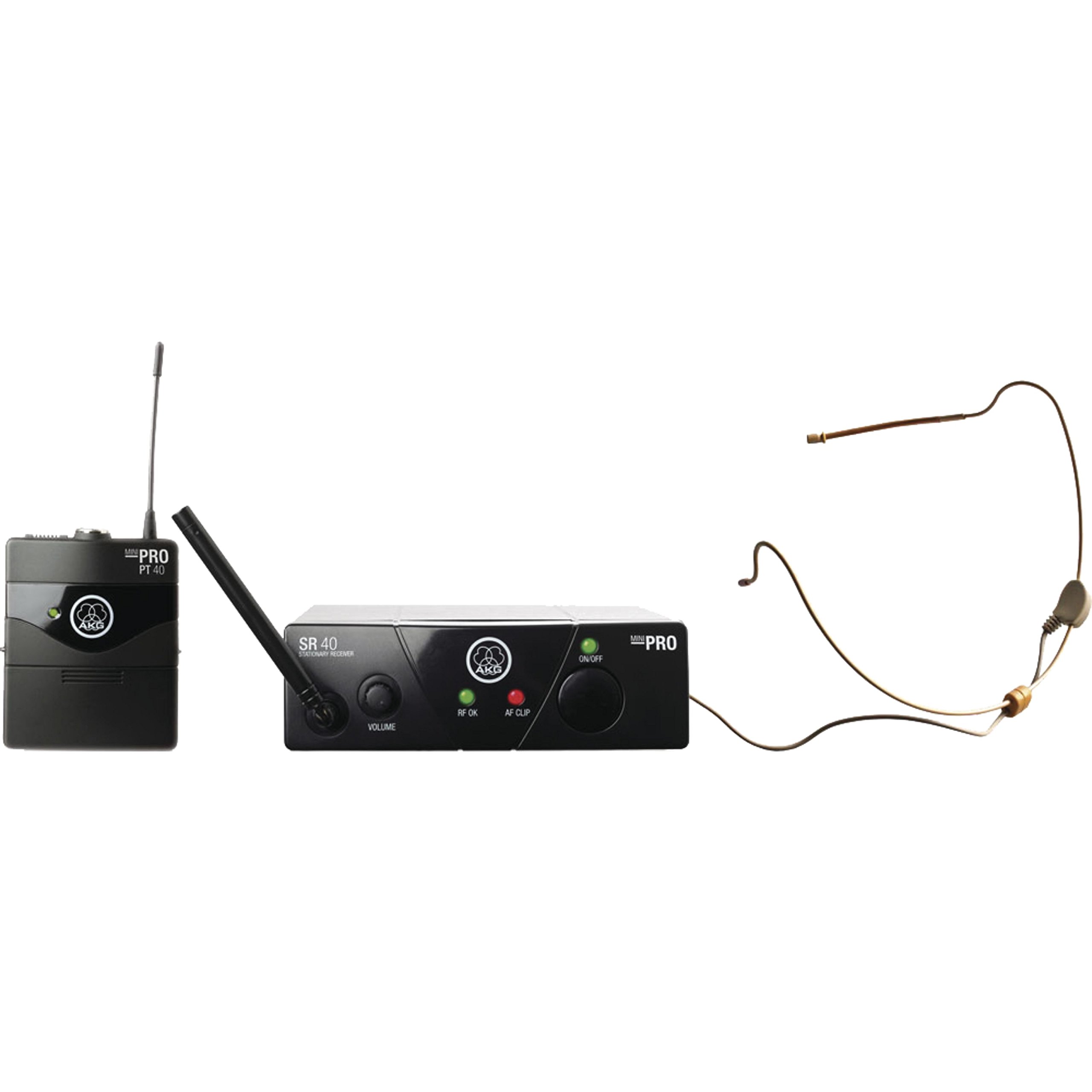 AKG WMS 40 Mini Sport Funk Headset ISM1 863,100 MHz